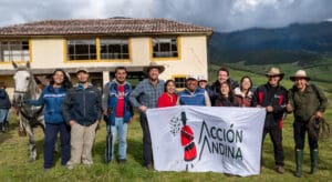 Reforestation campaign with Acción Andina in Ecuador, 2023.